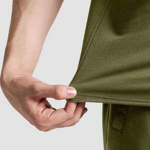 Débardeur à capuche sans manches personnalisé de haute qualité pour hommes, vêtements de sport pour la gym, débardeur à capuche personnalisé avec logo pour hommes - Product Image 2