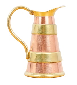 Handcrafted copper brass <b>mug</b> elegant for drinking cocktail soft drink at home kitchen tabletop decorative restaurant wholesale - Product Image 1
