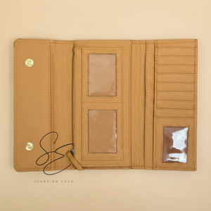 Cartera de Cuero Genuino Repujado Estilo Western Hecha a Mano con Pelo, Cartera Trifold con Grabado Floral, Cartera Vintage de Moda Vaquera - Product Image 6