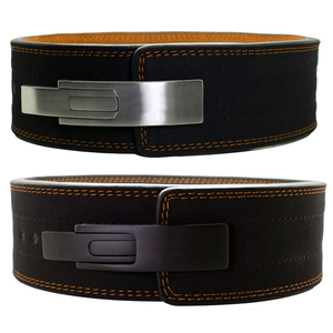 High Quality Leather Lever <b>Belt</b> with Heavy Duty Lever Buckle for Professional Powerlifting Gym Workout OEM Manufacturer - Product Image 1