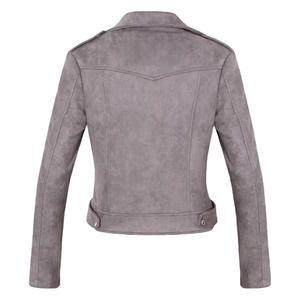 Chaqueta de Cuero Genuino para Mujer, Estilo Urbano Elegante, Prenda de Invierno de Textura Suave, Fabricante OEM - Product Image 5