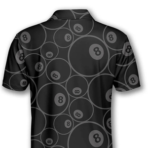 Camiseta Polo Personalizada con Impresión Digital para Hombre - Equipo de Billar y Snooker, 100% Poliéster, Ligera y Transpirable - Product Image 5