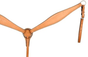 Cabezada de cuero estilo western para espectáculos ecuestres y deportes al aire libre, con bordado Buckstitch cosido a mano y hebilla grabada a mano, riendas ecuestres - Product Image 4