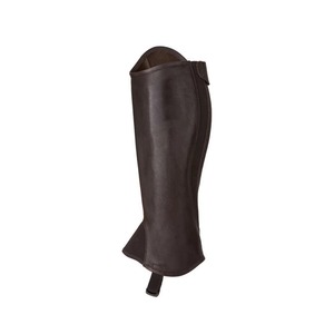 Custom Suede Leather Horse Riding <b>Chaps</b> Heavy Duty Equestrian <b>Half</b> Gaiters Adjustable Horseback Riding Workwear Gear Item - Product Image 2
