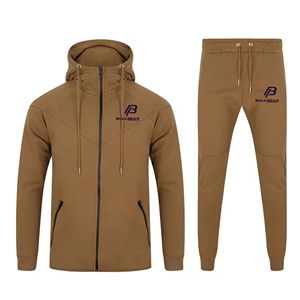 Sudadera con Capucha Extra Grande Personalizada para Hombre, de Algodón, Resistente al Viento, con Forro Polar de 360g, Cierre de Cremallera, Sudadera Informal, Ropa Urbana BEARBEAR INTERNATION - Product Image 3