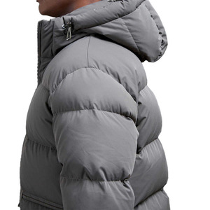 Wholesale Mens Puffer Jacket Custom Logo Oversized Winter Bubble <b>Coat</b> Warm <b>Padded</b> Streetwear Jacket OEM Manufacturer - Product Image 5