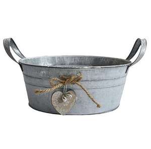 Juego de 3 Macetas Pequeñas de Hierro Galvanizado para Decoración del Hogar y Jardín, Macetas Hechas a Mano y Personalizadas - Product Image 6