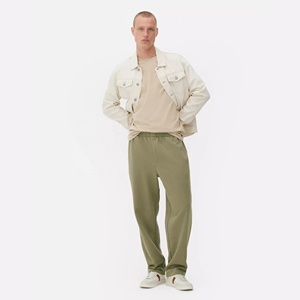 Conjunto de Joggers de Invierno para Hombre, Tallas Grandes, Personalizado al por Mayor, OEM, Sudadera con Capucha y Cremallera Completa, Dos Piezas, con Pedrería, 100% Algodón Ecológico - Product Image 1