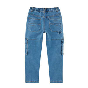 Pantalon cargo pour garçons, qualité supérieure, confortable, coupe droite, vêtements décontractés pour l'extérieur, mode - Product Image 5