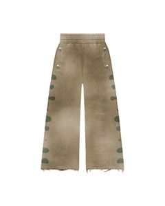 Conjunto de Sudadera y Pantalones Deportivos Vintage Desgastados con Efecto Descolorido por el Sol para Hombre, Conjunto de Dos Piezas con Bordado Personalizado, Trajes Deportivos Casuales - Product Image 2