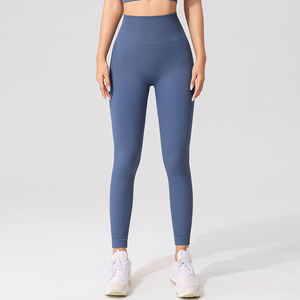 Pantalones Largos Deportivos de Cintura Alta para Mujer, Pantalones de Yoga sin Costuras para Gimnasio, Venta al Por Mayor - Product Image 6