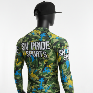 Rashguard MMA et BJJ à manches longues, design personnalisé, fabrication OEM, avec votre logo, sublimation. - Product Image 3