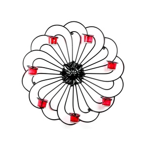 เชิงเทียนติดผนังเหล็กตกแต่งสำหรับตกแต่งบ้านอย่างมีสไตล์ - Product Image 2