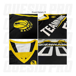 Nouvelle Saison Maillot de Basketball Unisexe Haute Qualité Respirant Sportswear Broderie d'Équipe Cousue Grande Taille Sublimation Basketball - Product Image 5