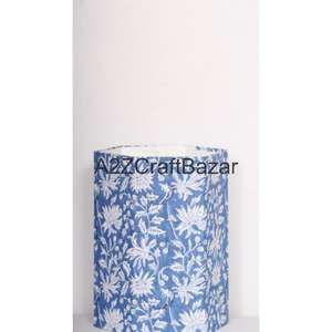 Poubelle extérieure élégante en carton de coton, pliable, hexagonale, à ouverture supérieure, pour bureau et usage intérieur/extérieur, motif imprimé DIY - Product Image 3