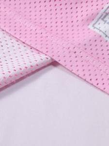Camisa Oversize Rosa Personalizada con Cremallera y Estampado de Números para Mujer, Estilo Urbano, Proveedor Mayorista de Moda - Product Image 5