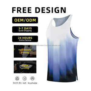 Débardeur pour homme, couleur unie, respirant, pour la salle de sport et l'entraînement - Product Image 3