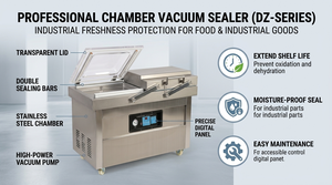 Machine d'emballage sous vide automatique à double chambre Lerford, haute vitesse, pour légumes, bonbons et emballages en sachet, en bois – Meilleures ventes - Product Image 6