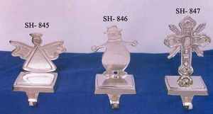 Soporte decorativo de metal para calcetines navideños con diseño de reno 3D al mejor precio - Product Image 6