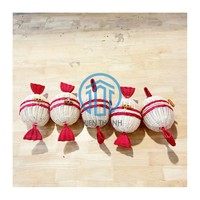 Boîte cadeau en rotin artisanale, élégante, en osier, porte-bonbons décoratif pour le festival Garangao, Ramadan, Aïd