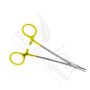 INSTRUMENTOS QUIRÚRGICOS IAA: Portaagujas en Venta / Servicios OEM, Portaagujas de Acero Inoxidable con Bloqueo - Product Image 4