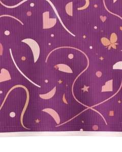 Débardeur côtelé imprimé violet pour femme, sans manches, décontracté, mode estivale, avec bordure contrastante, design personnalisé, fabricant - Product Image 6