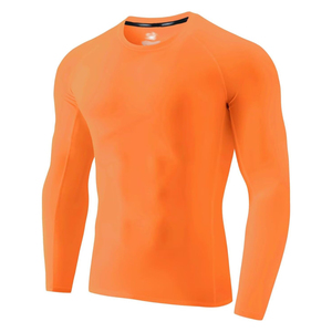 High Quality Full Sleeve Rash Guard Breathable Sports <b>Compression</b> <b>Shirt</b> Professional Supplier - Product Image 1