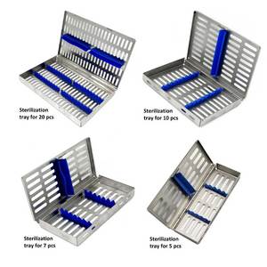 Juego de 4 Instrumentos Quirúrgicos Ortopédicos Alemanes Surtidos, Caja de Instrumentos Reutilizables de Acero Inoxidable para Esterilización en Autoclave - Product Image 1
