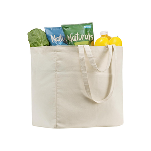 Premium <b>Canvas</b> Shopping Tote <b>Bag</b> <b>Drawstring</b> Rope Heavy Duty Cotton Fabric OEM ODM Private Label Vietnam Factory Wholesale - Product Image 1
