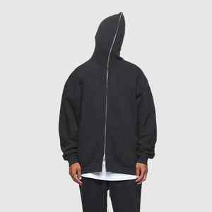 Sudadera con capucha y cremallera completa de algodón a la moda, ajuste slim, para hombre, fabricante de sudaderas con cremallera de alta calidad, unisex, casual - Product Image 1