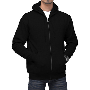เสื้อฮู้ดซิปยูนิเซ็กซ์ ผ้าเจอร์ซีย์คอตตอน 100% หนัก 350 GSM ทรงปกติ ซิปแบบเรียบ สำหรับฤดูหนาว พิมพ์ลายดิจิทัล เป็นมิตรต่อสิ่งแวดล้อม - Product Image 1
