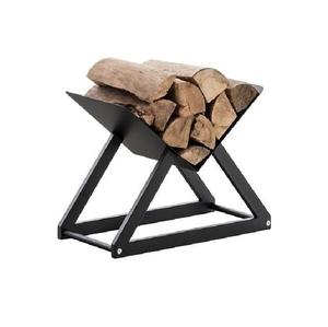 Support à bois de chauffage haut de gamme pour intérieur et extérieur, support à bûches moderne en métal à cadre carré, thermolaqué, taille, forme et couleur personnalisables - Product Image 6