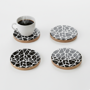 Classic Style Quality Handicraft Mango Wood Coasters <b>Tea</b> Coffee Wine Table Accessories Enamel-Free Kitchen <b>Decor</b> From India - Product Image 6