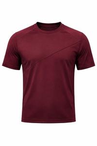 เสื้อยืดคอกลมแขนสั้นผู้ชายสีสันตามเทรนด์ ทรงปกติ แห้งเร็ว ผ้าถักลำลอง โพลีเอสเตอร์ 100% 180 กรัม สไตล์สปอร์ต - Product Image 3