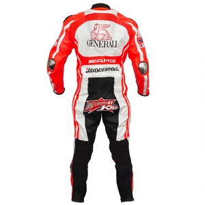 ชุดแข่งมอเตอร์ไซค์ Nicky Hayden MotoCP Rucati 1 ชิ้น หนังวัว/หนังจิงโจ้ สำหรับขับขี่มอเตอร์ไซค์/จั๊มสูท MotoCp/ชุดสำหรับนักขี่มอเตอร์ไซค์ระดับมืออาชีพ - Product Image 2
