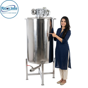Agitateur de réservoir de mélange en acier inoxydable Micron India, mélangeur de liquides industriel pour l'alimentation, les boissons, les produits chimiques, les boissons gazeuses, 440V - Product Image 1