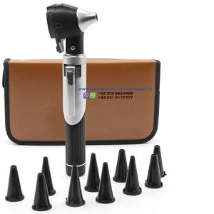 Otoscope ROCKMED Mini 2-en-1 en acier inoxydable avec lumière, détecteur d'infections auriculaires - Product Image 1