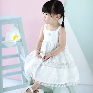 Alula Girls' <b>White</b> Sleeveless Neckless Dress Hand Embroidered Flower <b>Lace</b> for Trendy Summer Party Collection - Age 12 - Product Image 5