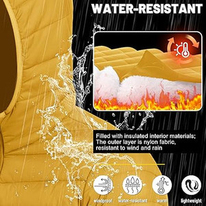 Chaqueta Acolchada Ligera y Plegable para Hombre con Capucha, Chaqueta Aislante para Uso Casual y Deportivo, Personalizable con Marca - Product Image 3