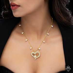 PRAO Collier Coeur en Cristal Anti-ternissement et Bijoux Élégants - Product Image 3