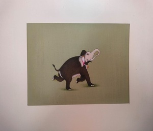 Pintura de Elefante Hecha a Mano de Primera Calidad, Arte de Pared Étnico Tradicional, Obra de Arte de Elefante Pintada a Mano sobre Lienzo para Decoración del Hogar, Sala de Estar - Product Image 5