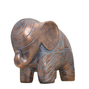 Sculpture d'éléphant en pierre blanche artisanale - Vente en gros Moradabad Inde - Product Image 2