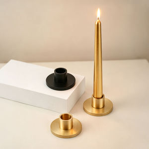 Luxury Design <b>Brass</b> Candle <b>Holder</b> with Durable Candle Stand for Home Office Festivals Wedding Décor and Gift Collections Use - Product Image 4