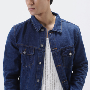 OEM Mens Denim Jean <b>Jacket</b> Casual Outwear Fall <b>Jacket</b> Denim Button up Coat Oversize Denim <b>Jacket</b> for Men acidwash fashion casual - Product Image 6