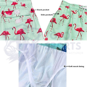 Logo personnalisé disponible, nouveau design, meilleur fournisseur, short de course léger pour homme, imprimé, doux, respirant, taille élastique, performance optimale - Product Image 4