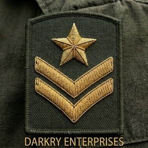 Écusson en fil de bullion fait main sur mesure, fil d'or de qualité supérieure, insignes d'épaule professionnels pour organisations et clubs - Product Image 1