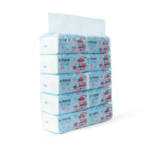 Mouchoirs en papier personnalisés, blancs, 2 plis, en gros, emballage souple - Product Image 5