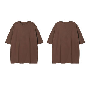 Camiseta Deportiva Extra Grande Personalizada para Hombre, de Algodón Elástico, Lisa, para Entrenamiento, 100% Algodón, Transpirable, con Cuello Redondo Corto - Product Image 6