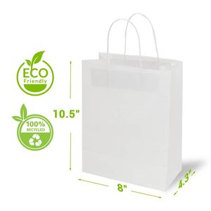 Bolsas de papel Kraft de 8,5x4,3x10,5 pulgadas con asa para almacenamiento de marcos de fotos artesanales de velas - Product Image 2