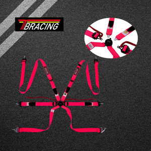 Arnés de Seguridad de 6 Puntos para Carreras, 2 Pulgadas, FIA 8853-2016, Personalizado OEM ODM, Patente de Taiwán, Ajustadores Ultraligeros, Agarraderas - Product Image 1